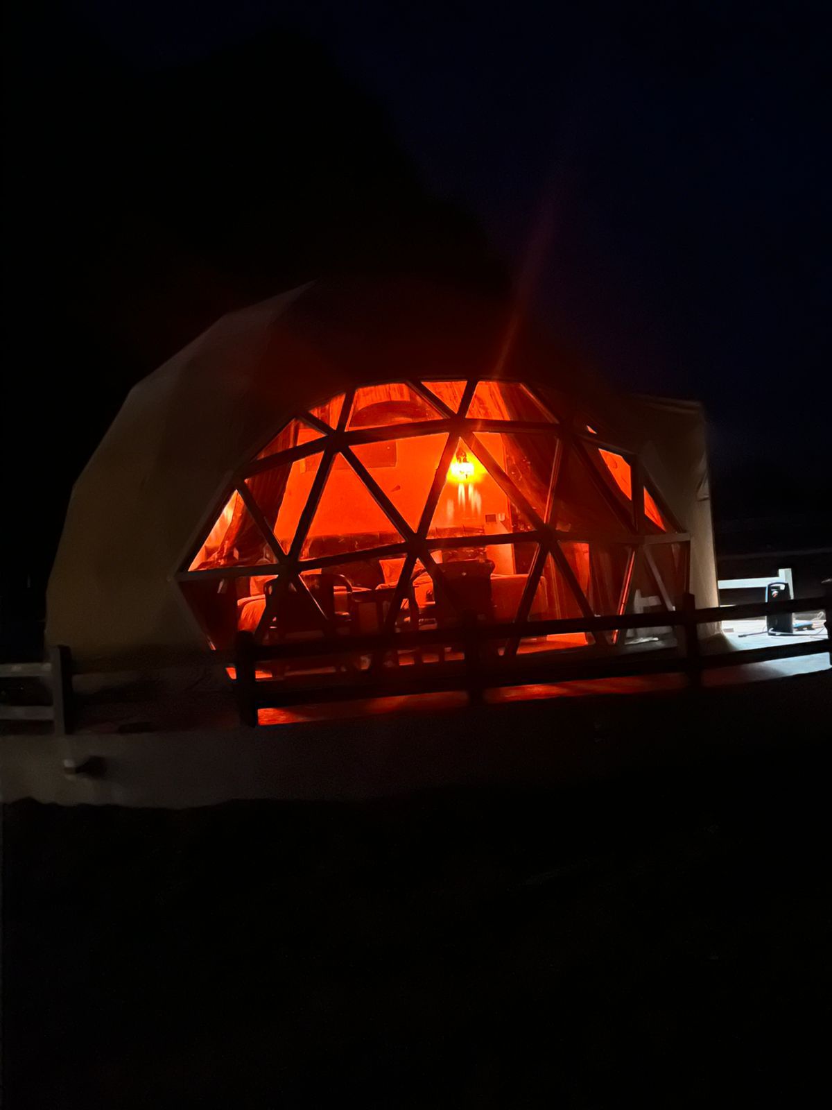 Desert celebration dinner